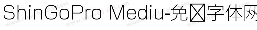 ShinGoPro Mediu字体转换